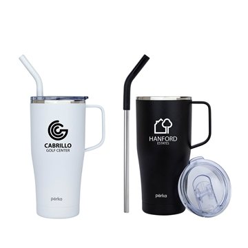 12 Promotional Perka Clayton 20 oz Double Wall, Stainless Steel ...