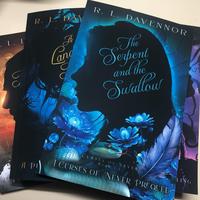 Curses of Never Series Bundle SIGNED Paperback Book + Character Art and Swag!