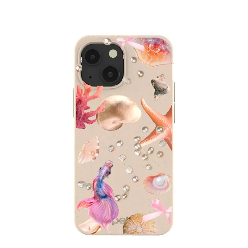 Seashell Aqua Dreams iPhone 13 Mini Case