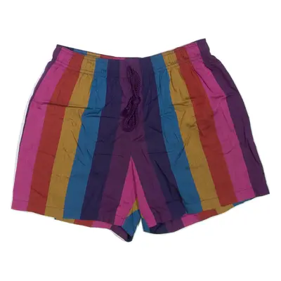SUMMERTIME Mesh Lined Mens Swimming Shorts Pink Striped M W30