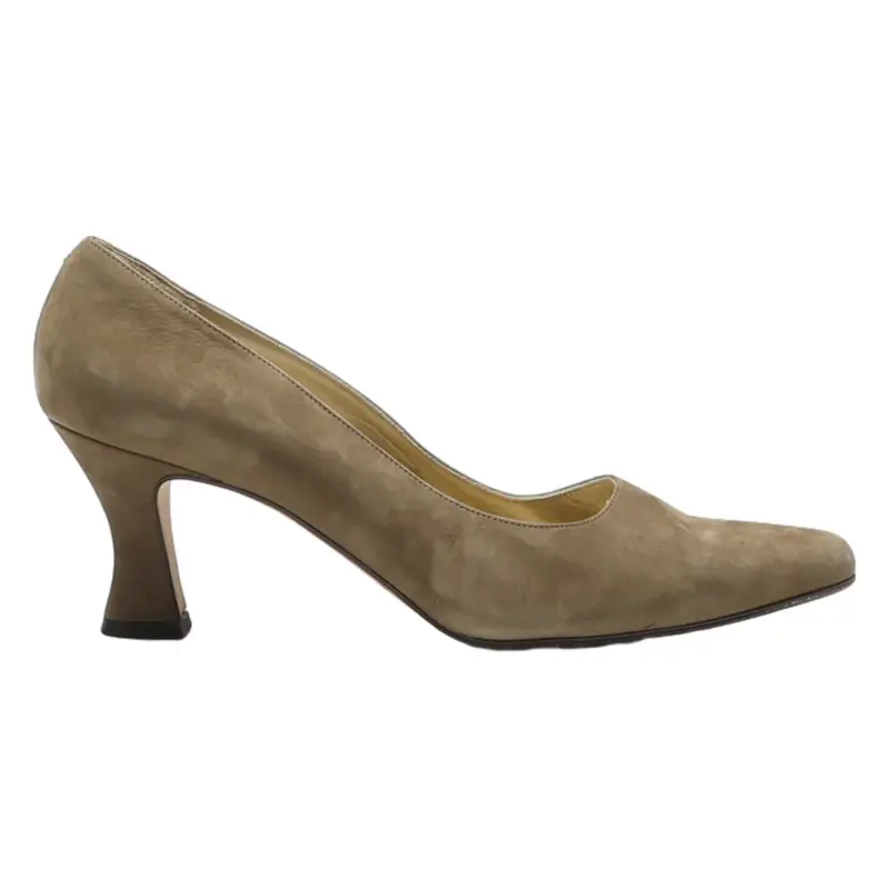 ANNE KLEINLL Pump Heels Beige Synthetic Womens UK 8