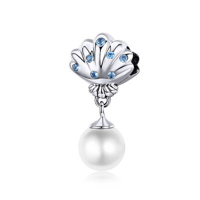 Anti-Tarnish Rhodium Plated 925 Sterling Silver European Dangle Charms