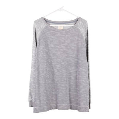 Champion Sweatshirt - Large Grey Cotton Blend
