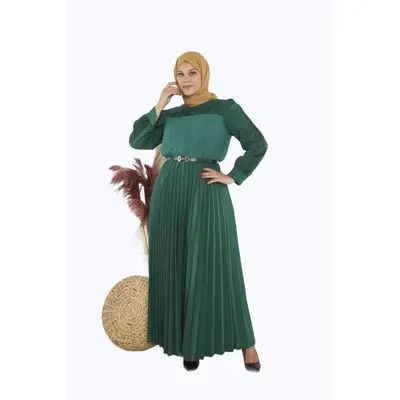 EG Majestic Pleated Dress - Elegant Design, Versatile Style, Perfect for Any Occasion