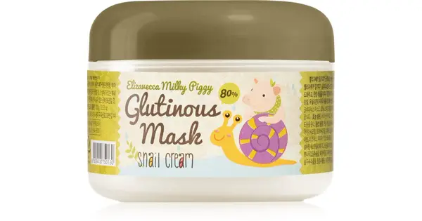 Elizavecca Milky Piggy Glutinous 80% Snail Intense Moisturizing And Nourishing Cream Mask With Snail Slime Extract 100 G