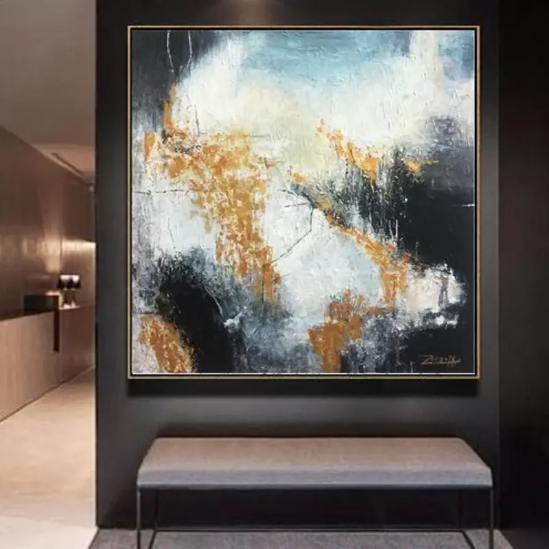 Abstract Painting Original Large Oversized Wall Art | AUTUMN MEMORY