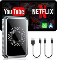 LAMTTO Ai Box Video Player for Streaming Netflix/YouTube/TikTok on a Car Screen with OEM Wired CarPlay (Not Supports vehicles...