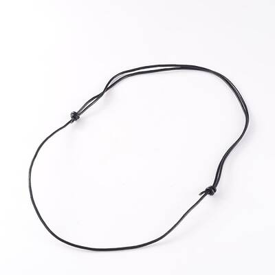Adjustable Cowhide Leather Cord Necklace Making