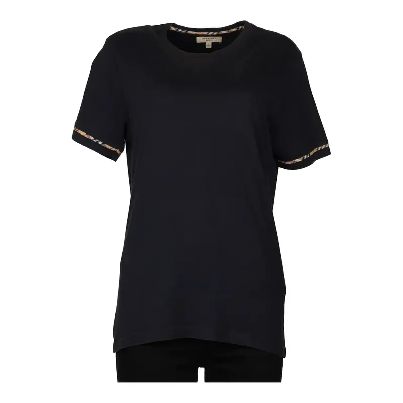 Burberry London T-Shirt - Small Navy Cotton