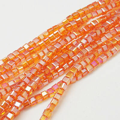 Electroplate Glass Beads Strands