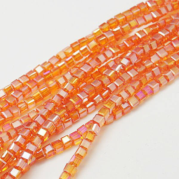 Electroplate Glass Beads Strands