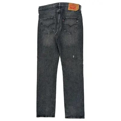 501 Levis Jeans - 30W UK 10 Black Cotton Blend