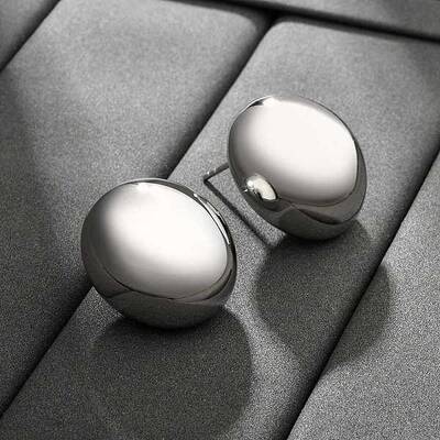 Brass Stud Earrings