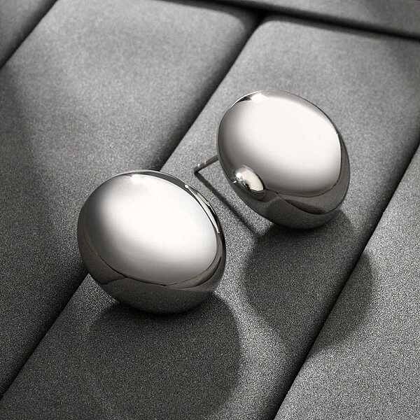 Brass Stud Earrings
