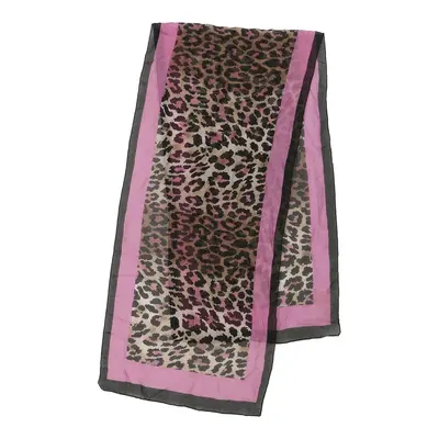 Unbranded Animal Print Scarf - No Size Pink Polyester