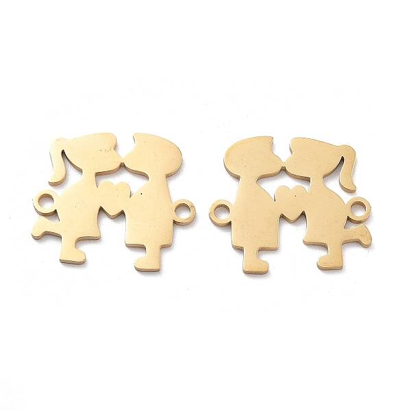 Ion Plating(IP) 304 Stainless Steel Connector Charms