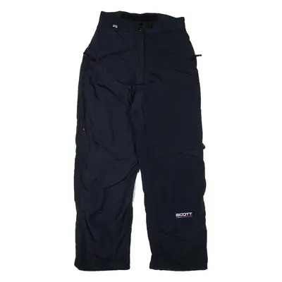 SCOTT Womens Trousers Blue Relaxed Straight W26 L26