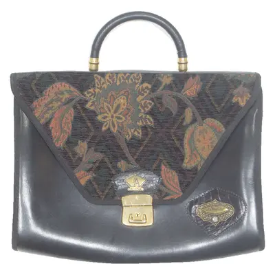 AIX COLRINI Womens Handbag Black Leather