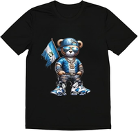 Fashion Designer T-Shirts - Cotton Graphic Tees with Guatemalan Pride Teddy Bear Tee, Cool Patriotic Men's Gifts, Ideal for E...