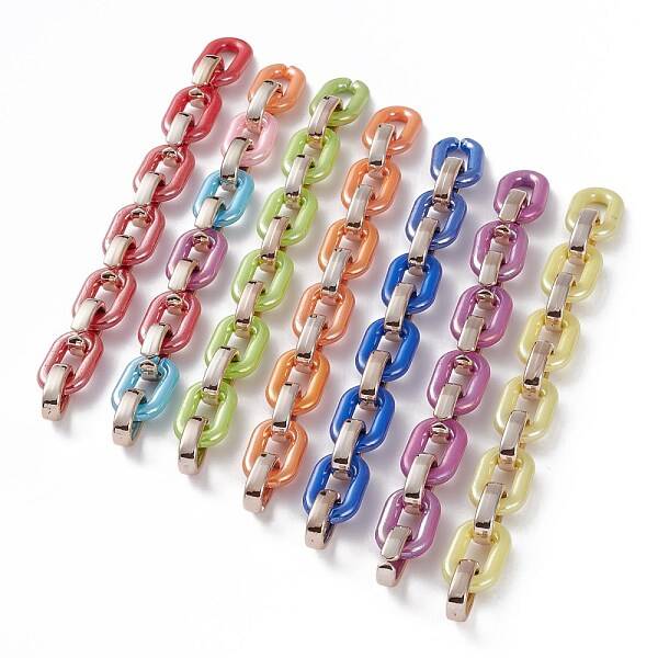 Handmade Opaque Acrylic Cable Chains