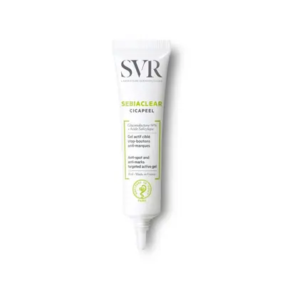 Svr Sebiaclear Cicapeel Active Gel Target Stop-buttons 15ml