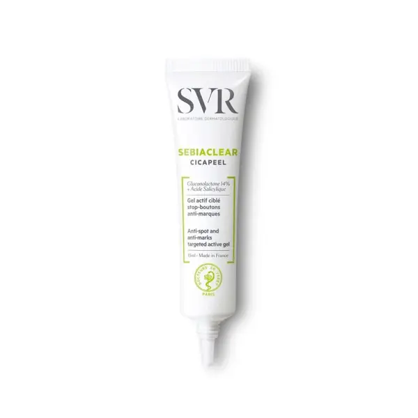 Svr Sebiaclear Cicapeel Active Gel Target Stop-buttons 15ml