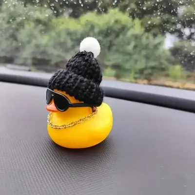 Cartoon Duck Design Car Decoration, 1 Count Cool Duck Design Car Decor Ornament, Car Accessories for Women & Men, Car Stuff, ...