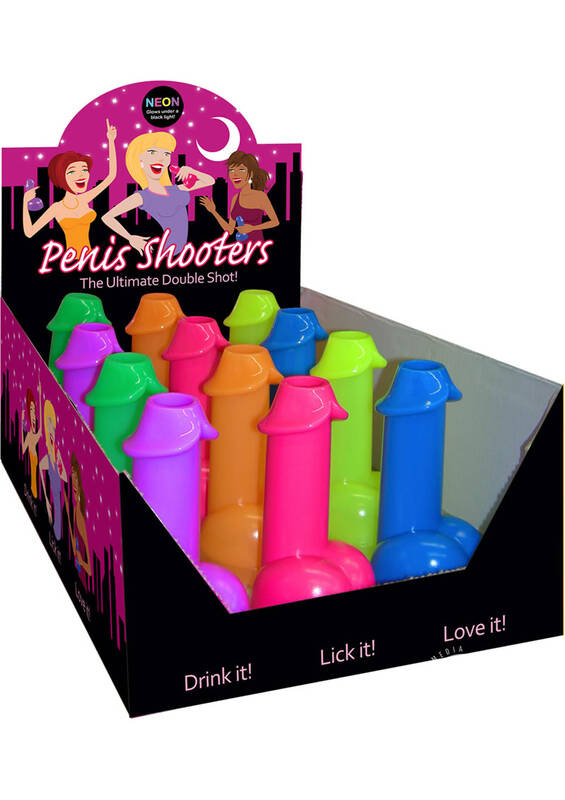 Neon Penis Shooters 12/display