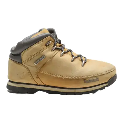 TIMBERLAND Hiking Boots Beige Leather Mens UK 6