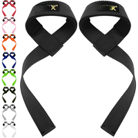 Wrist Straps for Weight Lifting - Lifting Straps for Weightlifting | Gym Wrist Wraps with Extra Hand Grips Support for Streng...