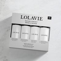 Restore & Protect Travel Kit Featuring Best-Selling Restorative Shampoo & Conditioner, Glossing Detangler, and Perfecting Lea...