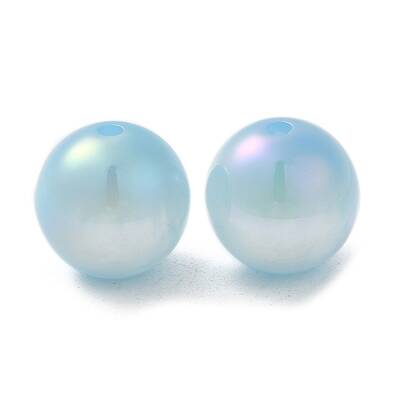 Iridescent Opaque Resin Beads
