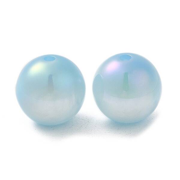 Iridescent Opaque Resin Beads