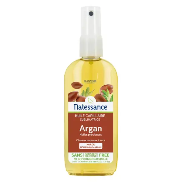 Natessance Argan Beauty Oil For Hair And Precious Oils Normal To Dry Hair 150 ml