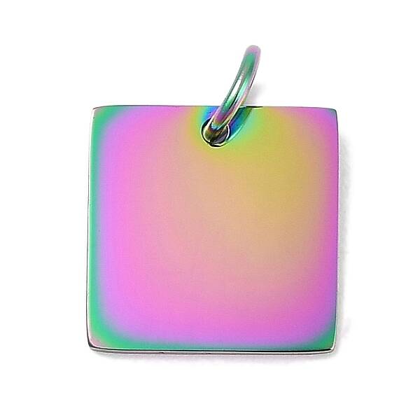 304 Stainless Steel Stamping Blank Tag Charms