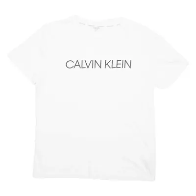CALVIN KLEIN Swimwear Mens T-Shirt White M