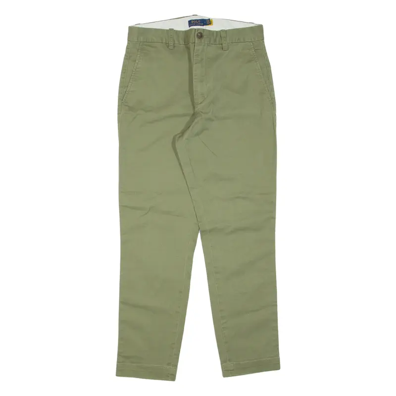 POLO RALPH LAUREN Womens Trousers Green Regular Tapered W28 L28