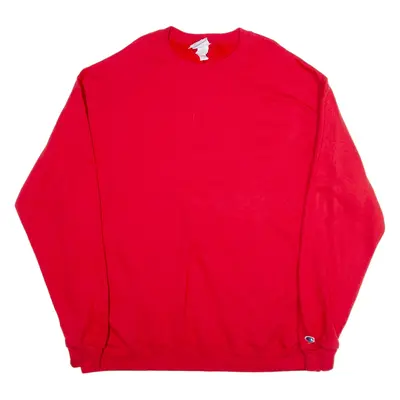 CHAMPION Authentic Athletic Wear Womens Sweatshirt Red 2XL