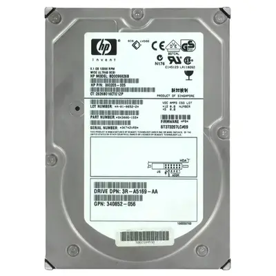 360205-005 HP 9.1GB Ultra-160 SCSI 10000 3.5-inch Hard Drive