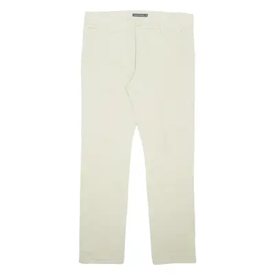 FRENCH CONNECTION Chino Mens Trousers Beige Regular Straight W34 L33