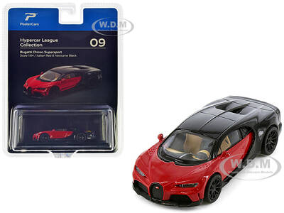 Bugatti Chiron Supersport Italian Red and Nocturne Black \