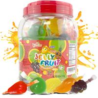 Apexy Jelly Fruit, Tiktok Candy Trend Items, Tik Tok Hit or Miss Challenge, Assorted Fruit Shaped Jelly, Strawberry, Mango, A...