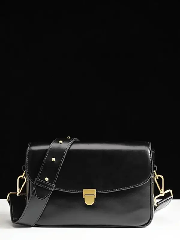 Smting zippered mini flap bag
