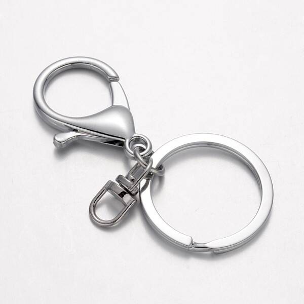 Alloy Split Key Rings