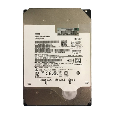 877029-002 HP 12TB 7200RPM SAS 12GB/s Hot-Pluggable 3.5-Inch LPc Hard Drive for ProLiant Gen10/Gen10+/Gen11 Servers