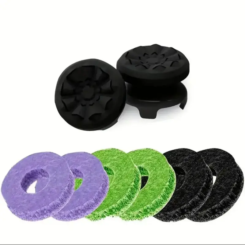 Silicone Aim Assist Ring, Silicone Grip Buffing Rings, Game Console Accessories Compatible with Ps4/Ps5, Xbox & Switch Pro, ...