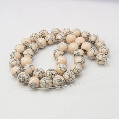 Synthetic Turquoise Beads Strands