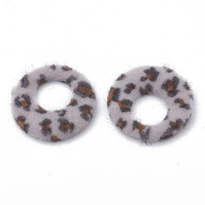 Faux Mink Fur Covered Pendants
