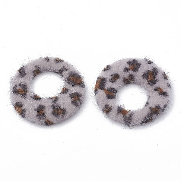 Faux Mink Fur Covered Pendants