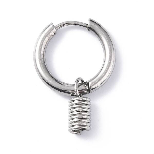 Non-Tarnish 304 Stainless Steel Hoop Earrings